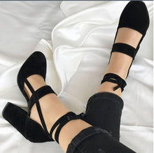 Load image into Gallery viewer, Gtime Sexy High Heel Ankle Strap Pumps Women Gladiator Sandals Fashion Rome Style Female Party Wedding 8cm Pump Shoes SE040