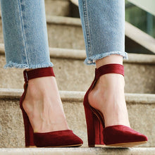 Load image into Gallery viewer, 2019 Sexy Classic High Heels Women's Sandals Summer Shoes Ladies Strappy Pumps Platform Heels Woman Ankle Strap Shoes