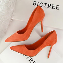 Load image into Gallery viewer, BIGTREE shoes Women's high heels sexy pumps Blue heels 2019 Female party shoe ladies stiletto pointed fashion zapatos de mujer